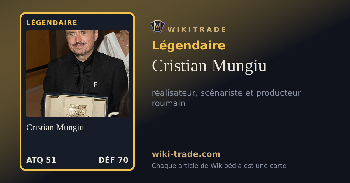 Cristian Mungiu — carte Légendaire