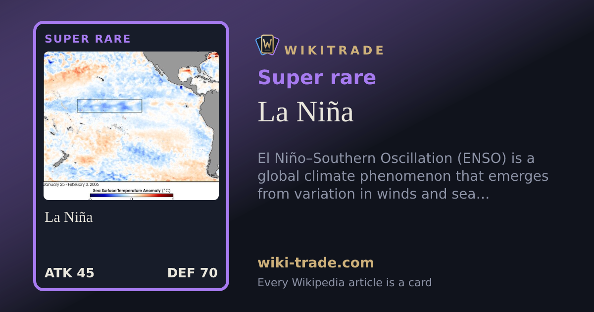 La Niña — Super rare card