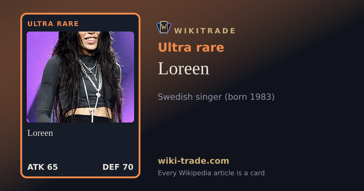 Loreen — Ultra rare card