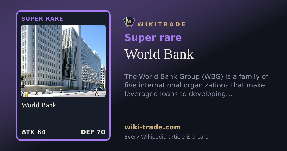 World Bank — Super rare card