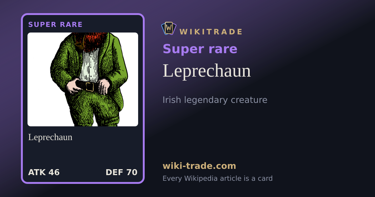 Leprechaun — Super rare card