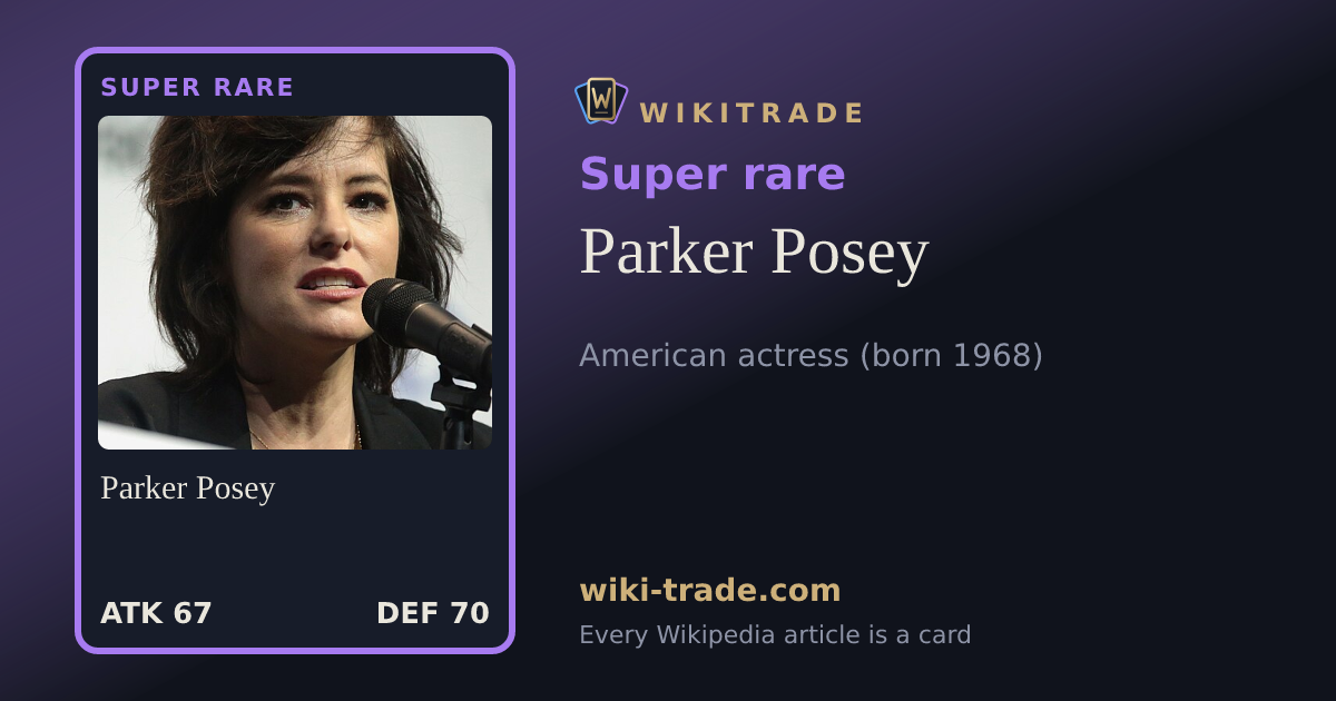Parker Posey — Super rare card