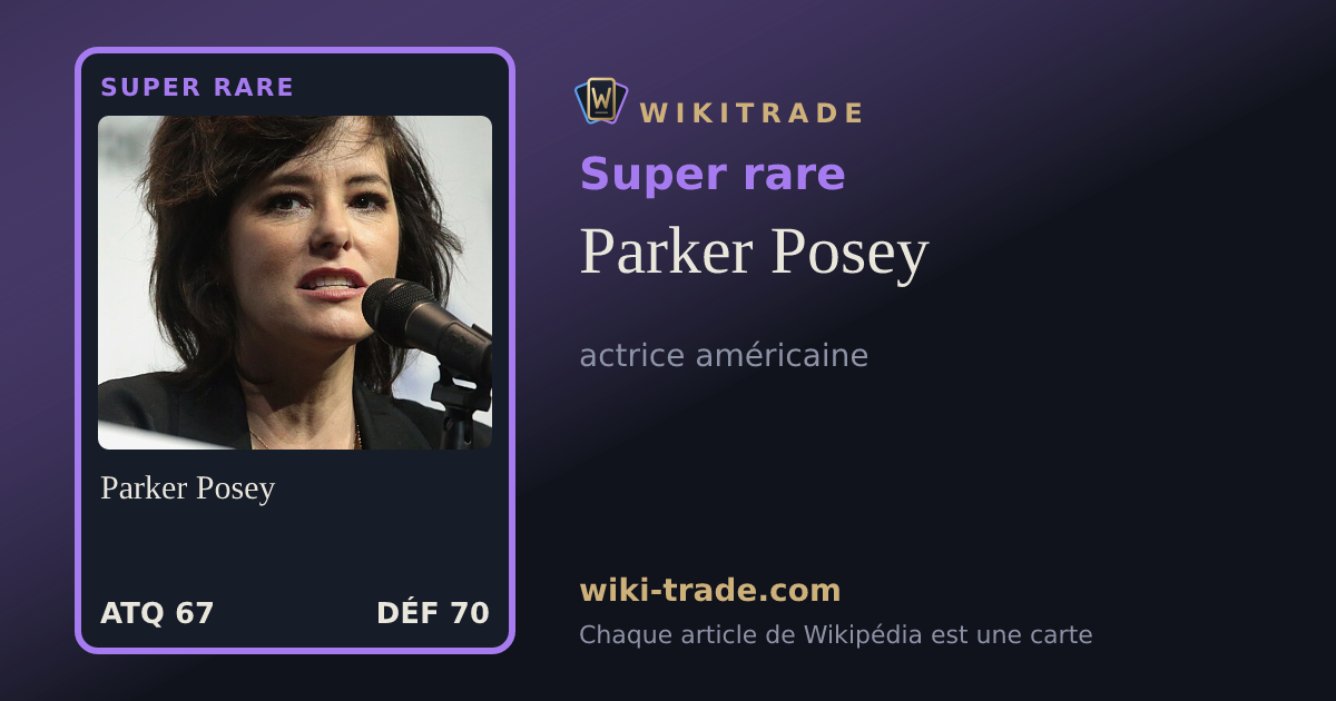 Parker Posey — carte Super rare