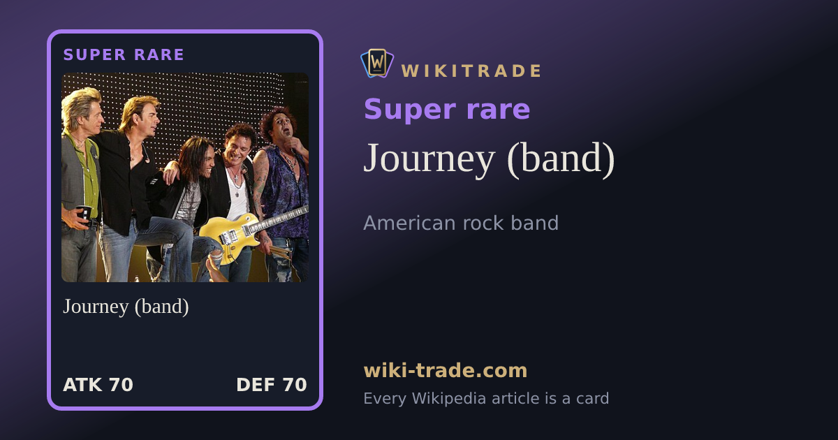 Journey (band) — Super rare card