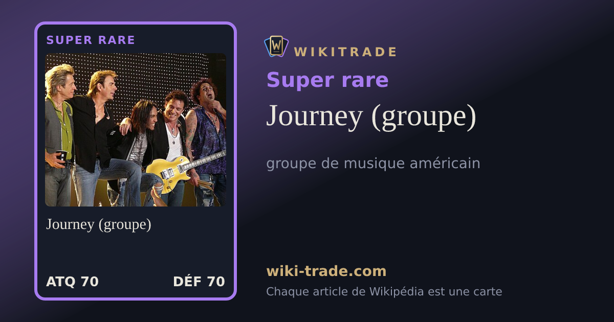 Journey (groupe) — carte Super rare