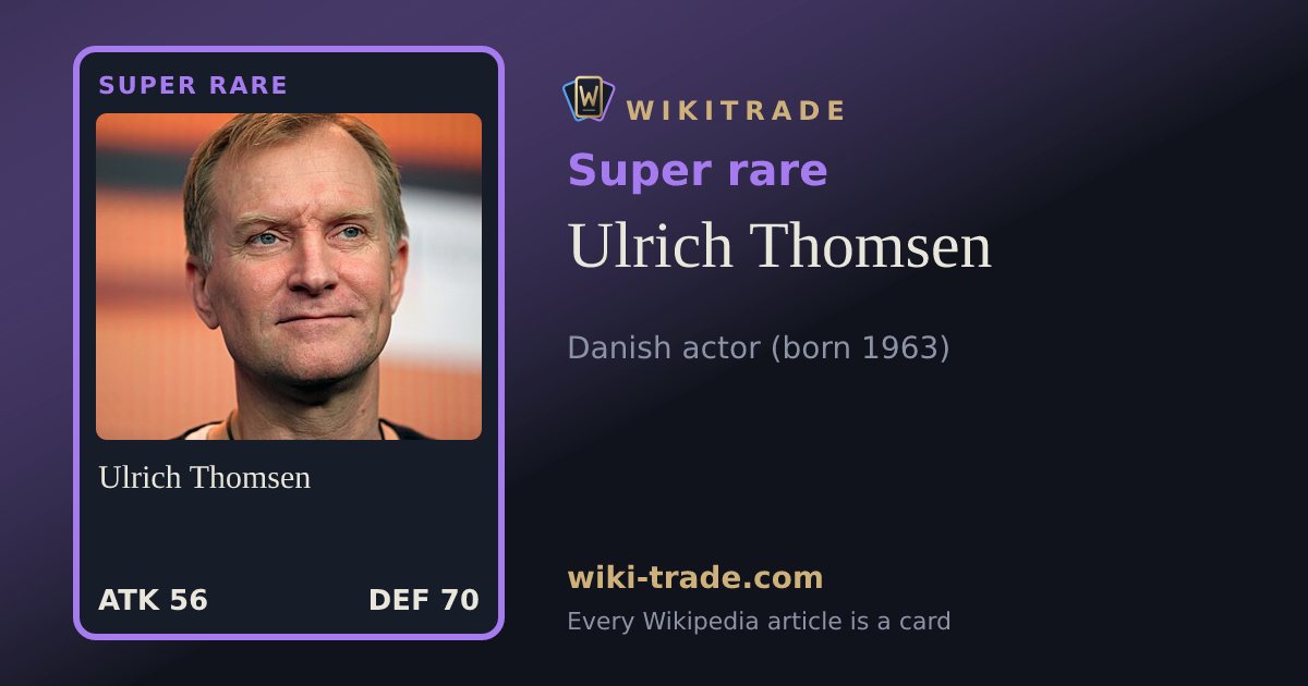 Ulrich Thomsen — Super rare card