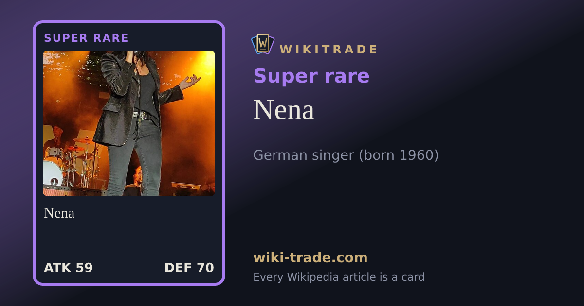Nena — Super rare card