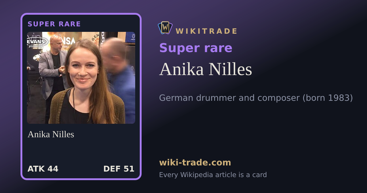 Anika Nilles — Super rare card