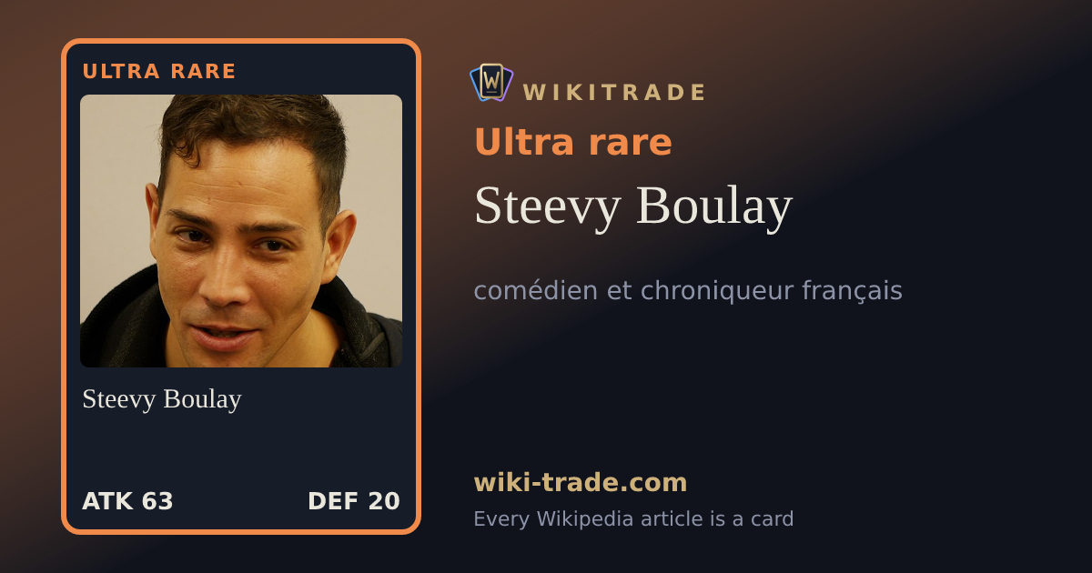 Steevy Boulay — Ultra rare card
