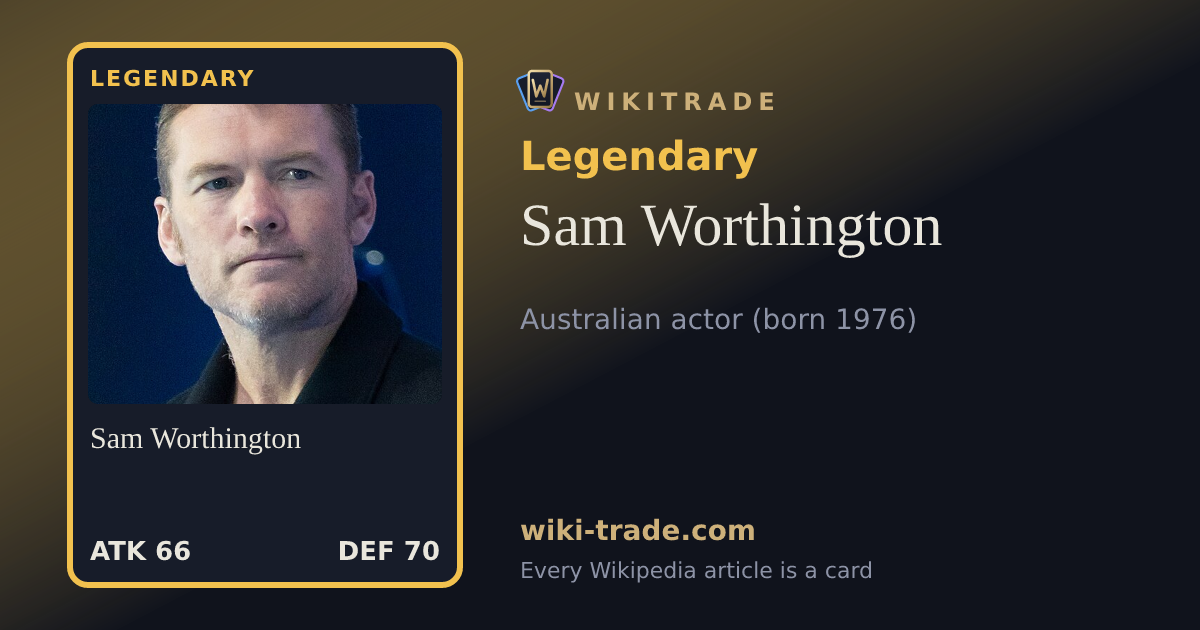 Sam Worthington — Legendary card