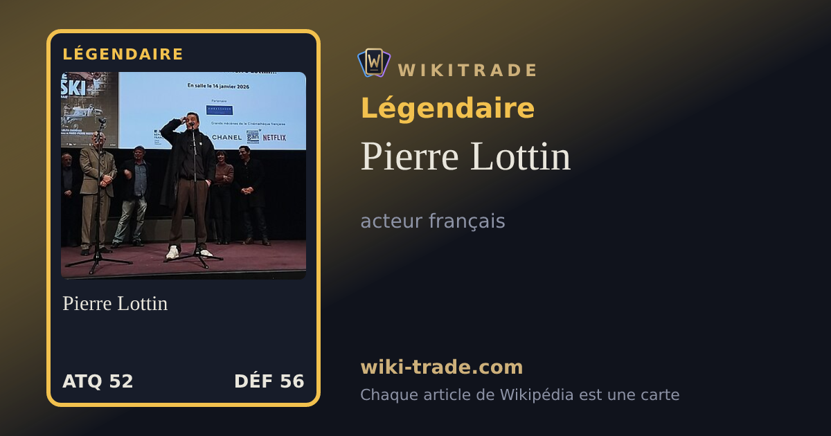 Pierre Lottin — carte Légendaire