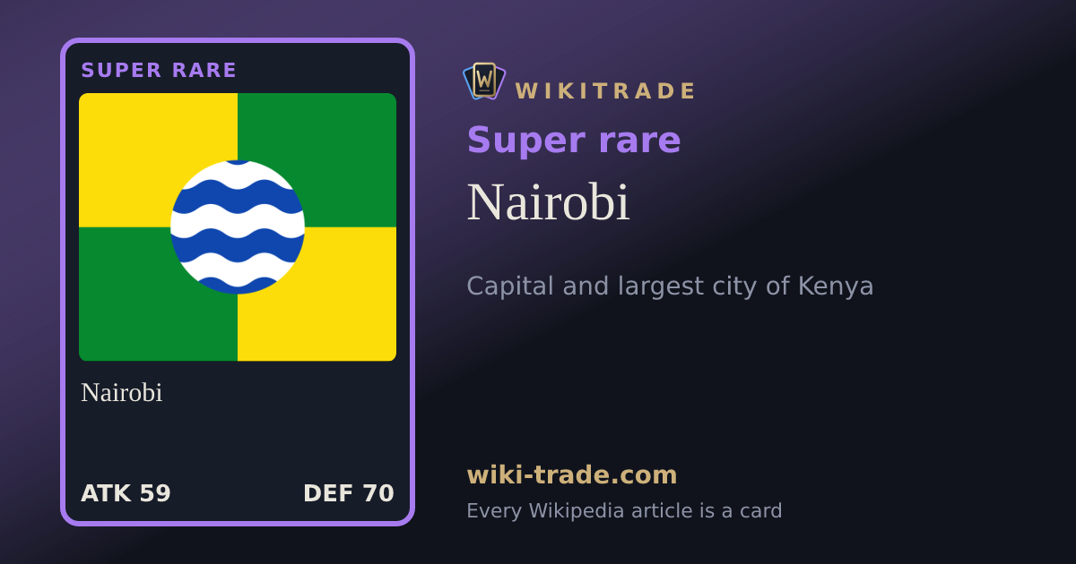 Nairobi — Super rare card