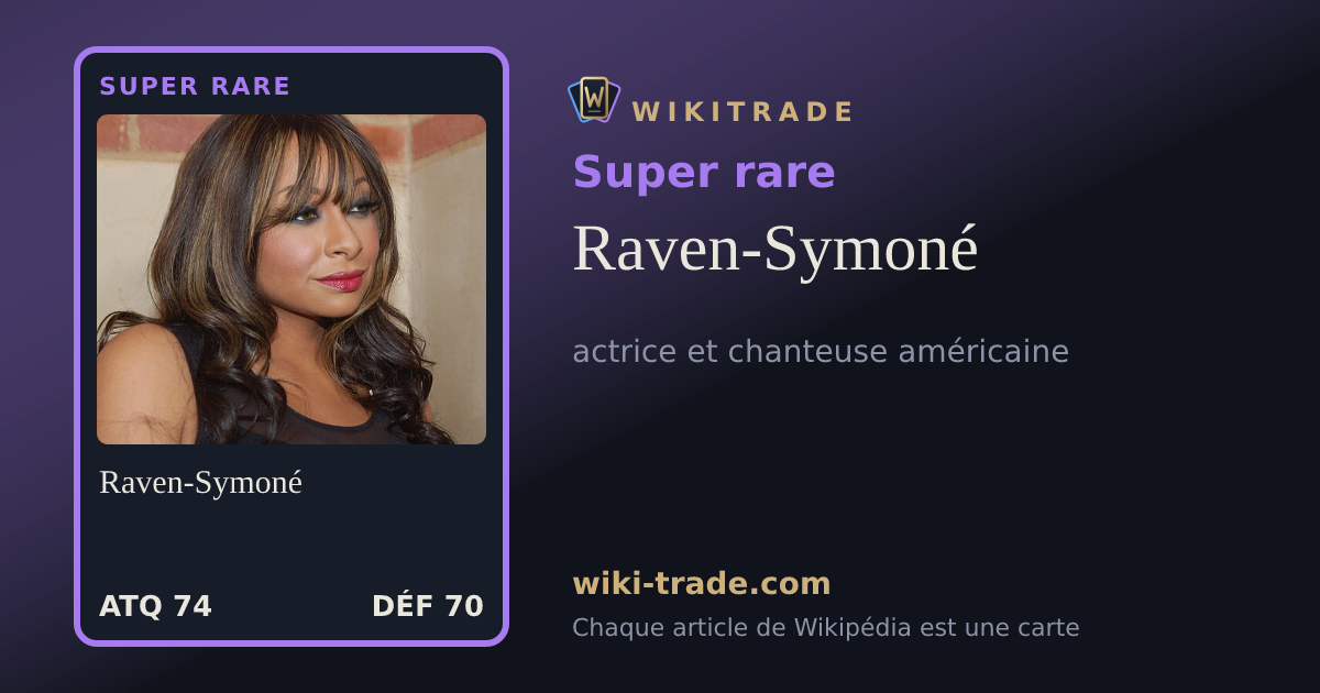 Raven-Symoné — carte Super rare