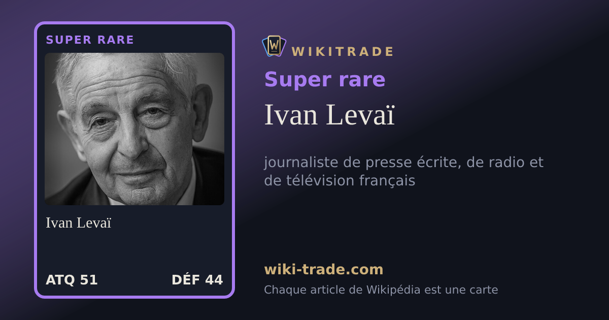 Ivan Levaï — carte Super rare