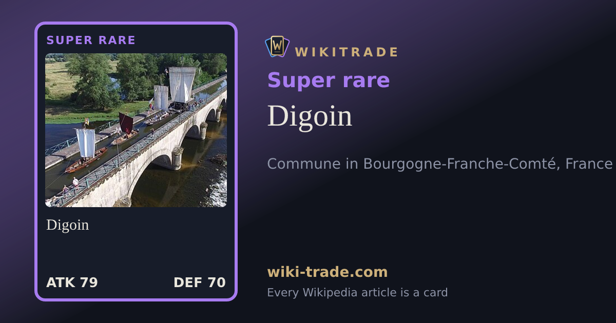 Digoin — Super rare card