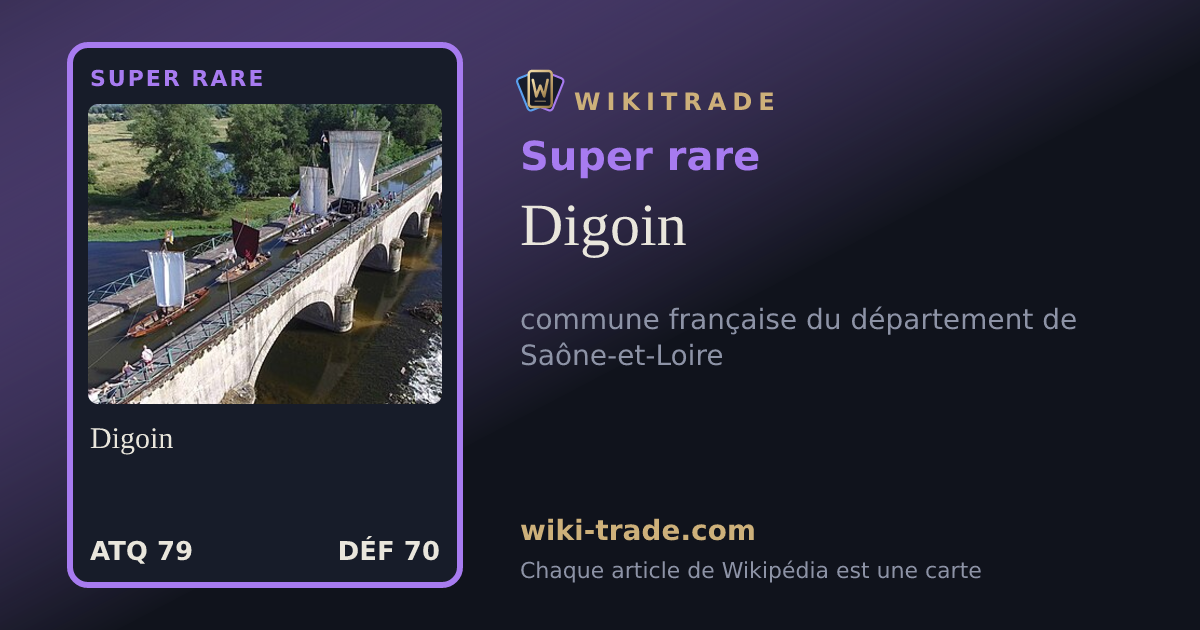 Digoin — carte Super rare