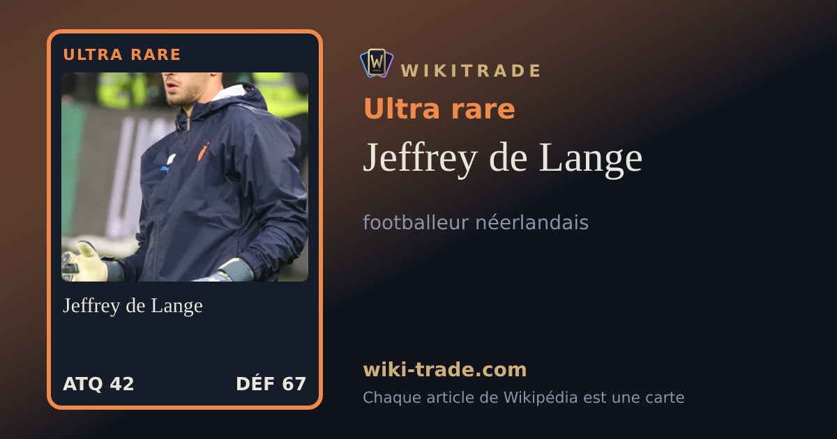 Jeffrey de Lange — carte Ultra rare