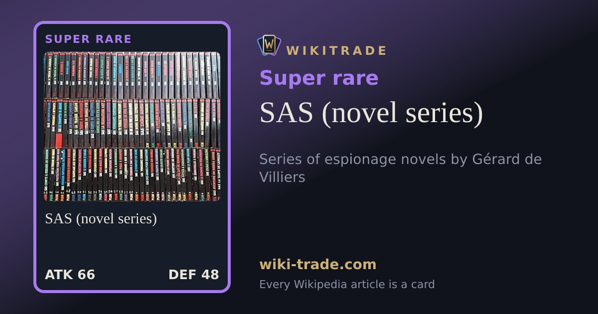 SAS (novel series) — Super rare card