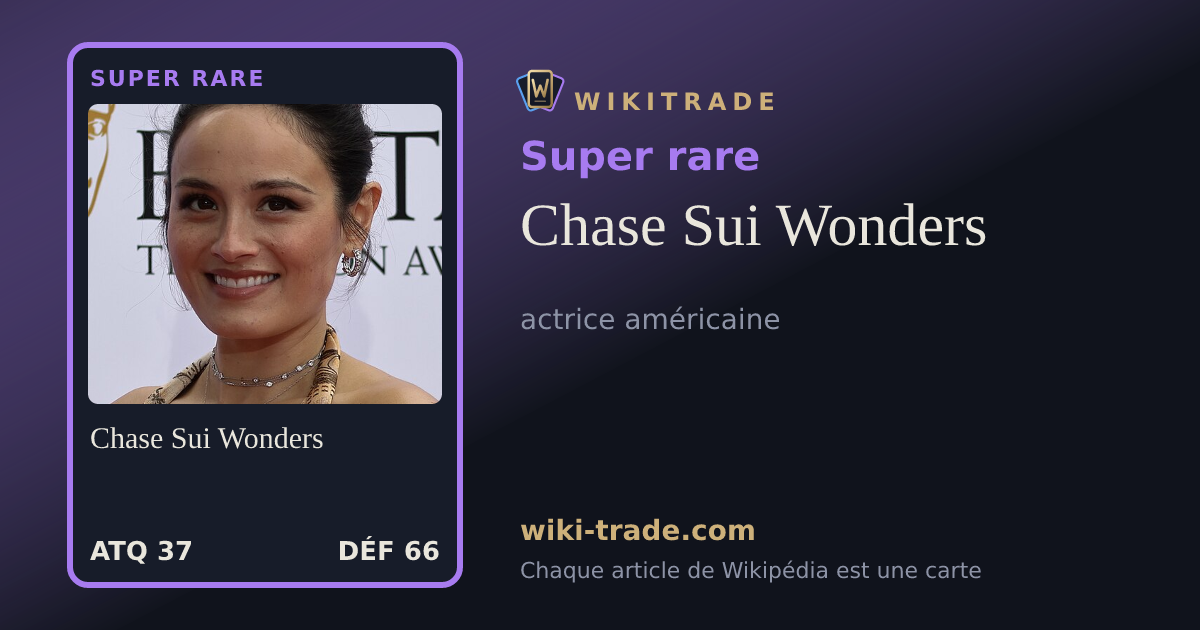Chase Sui Wonders — carte Super rare