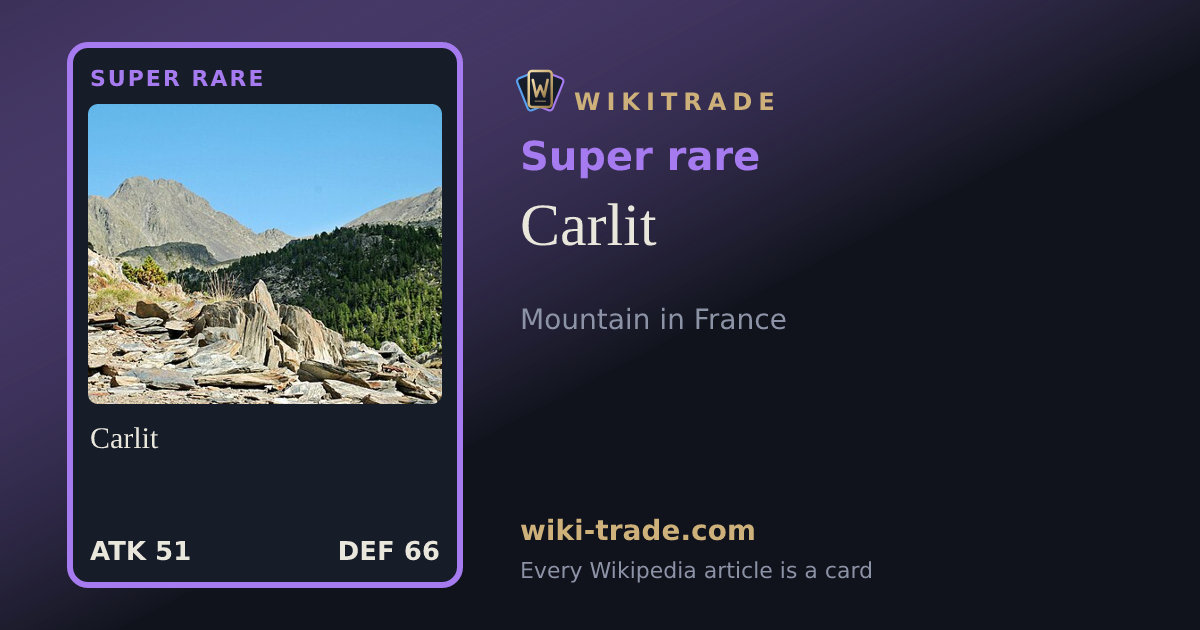 Carlit — Super rare card