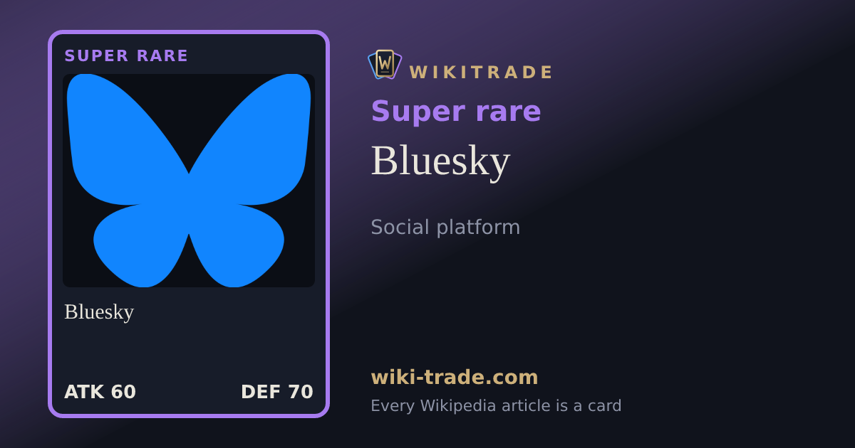 Bluesky — Super rare card