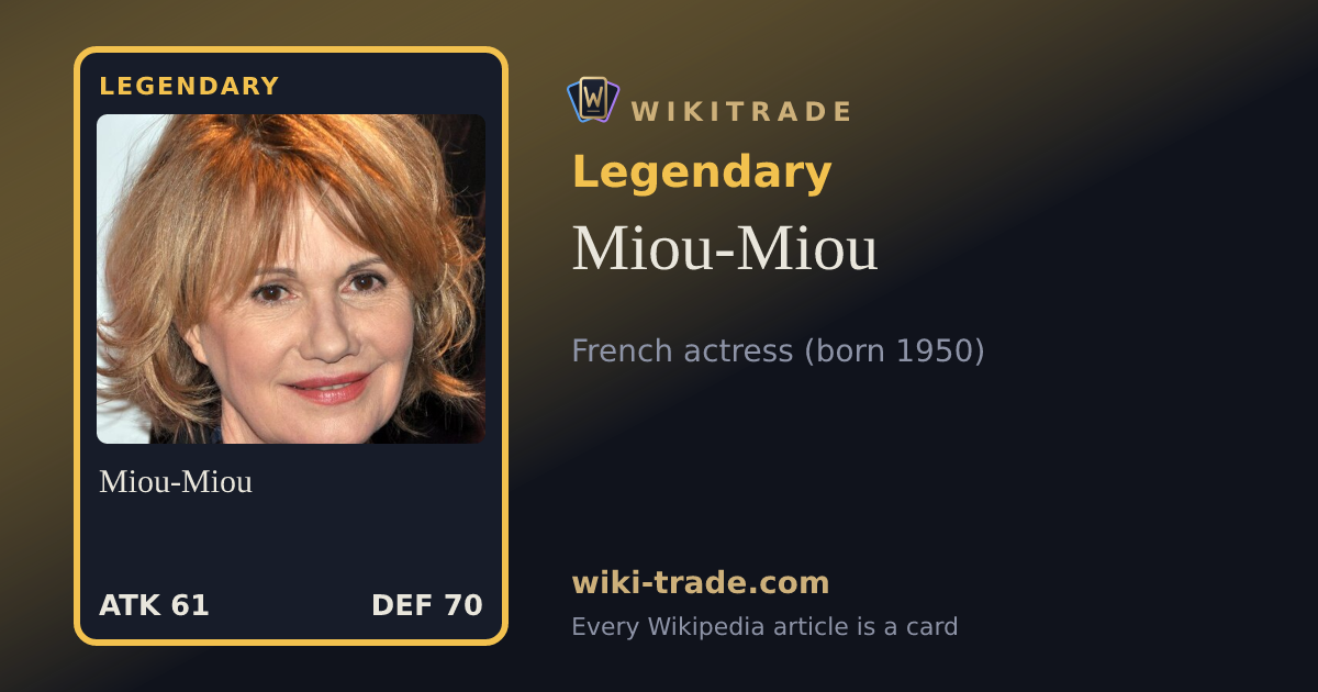 Miou-Miou — Legendary card