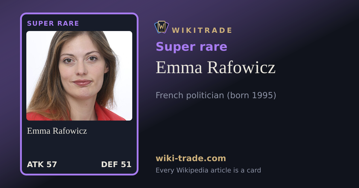Emma Rafowicz — Super rare card