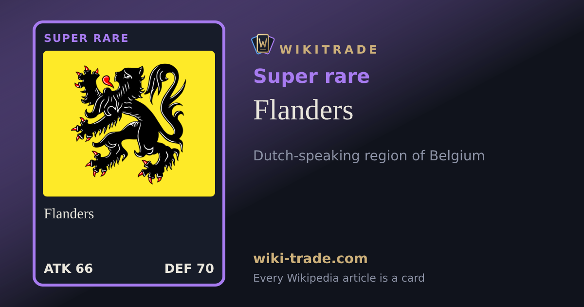 Flanders — Super rare card