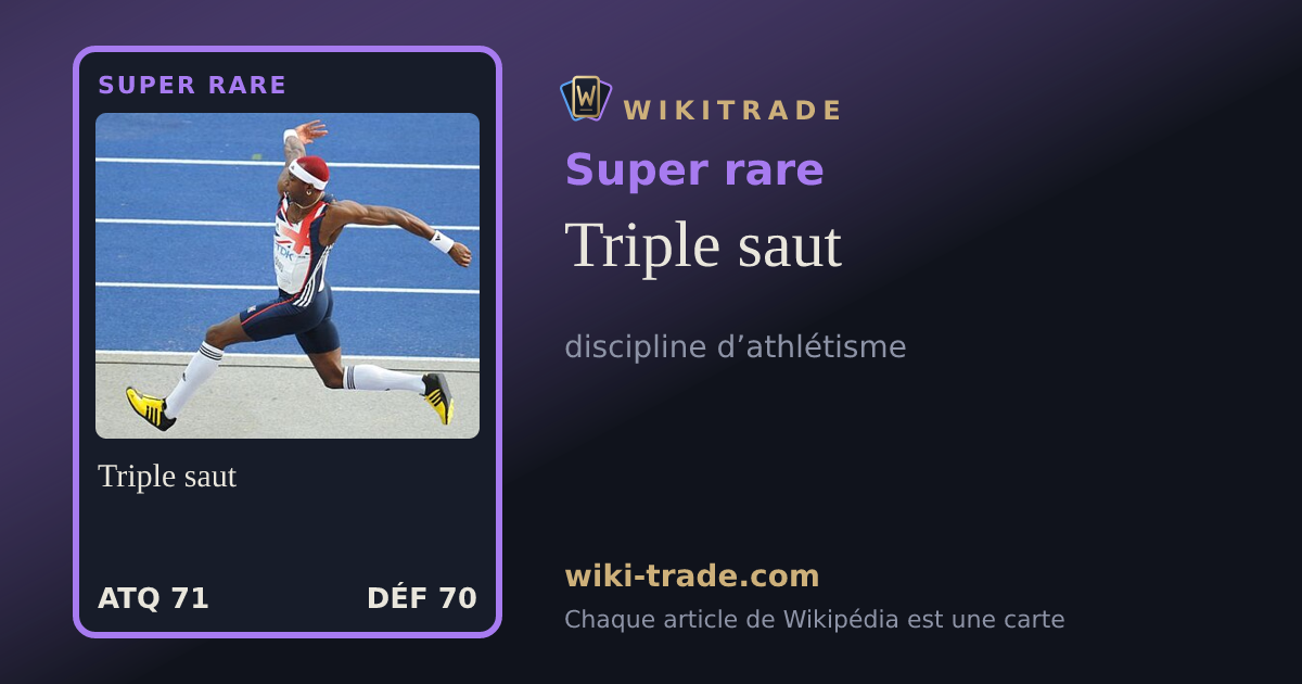 Triple saut — carte Super rare