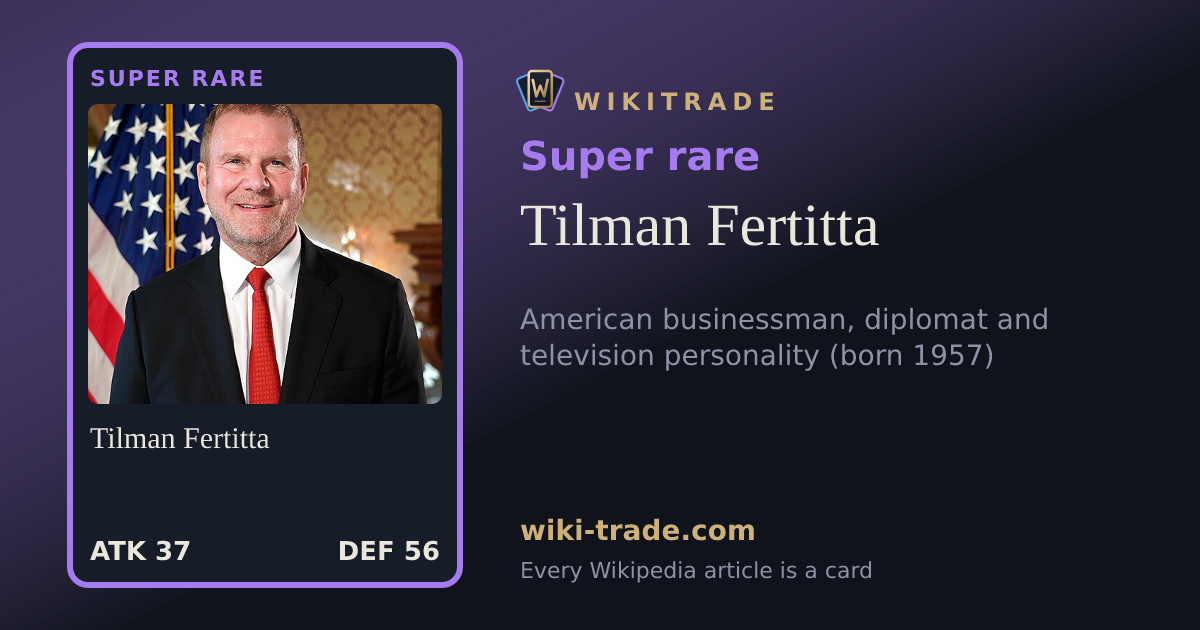Tilman Fertitta — Super rare card