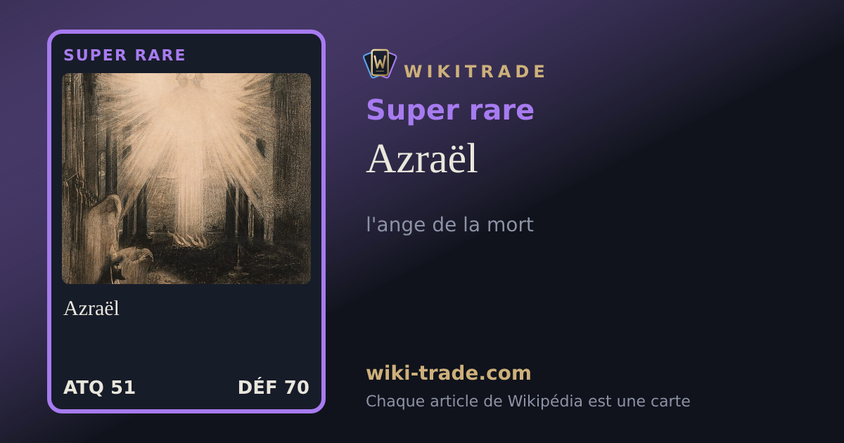 Azraël — carte Super rare