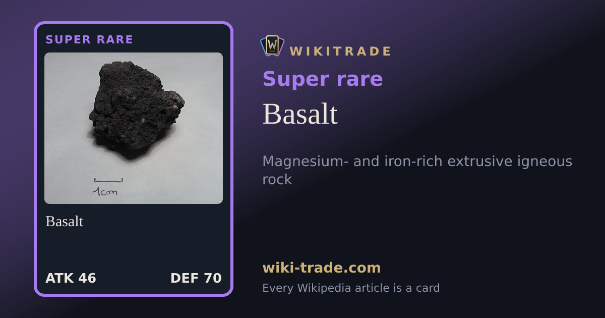 Basalt — Super rare card