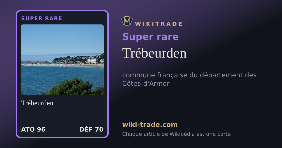Trébeurden — carte Super rare