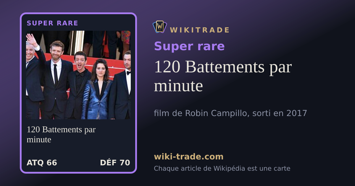 120 Battements par minute — carte Super rare