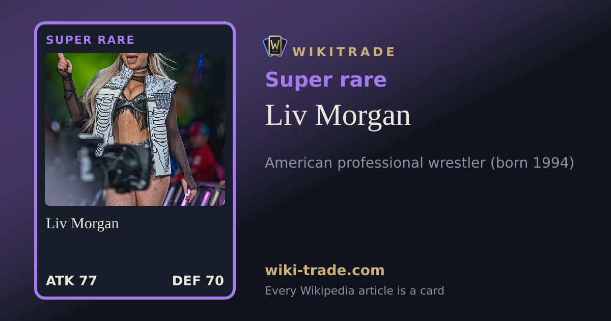 Liv Morgan — Super rare card