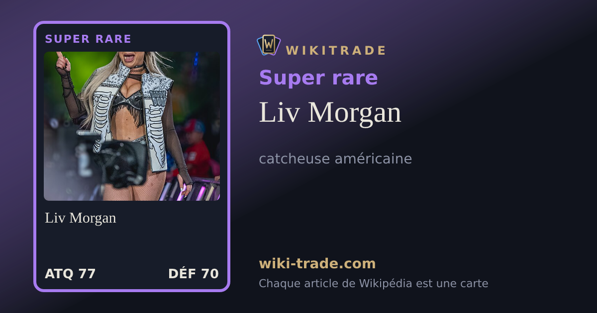 Liv Morgan — carte Super rare