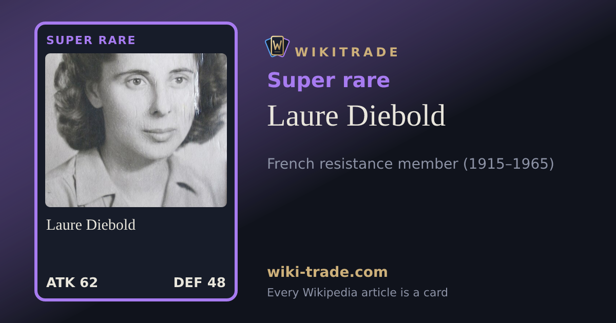 Laure Diebold — Super rare card