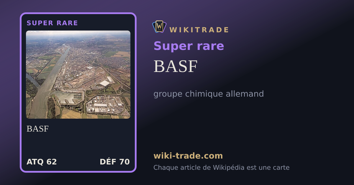 BASF — carte Super rare