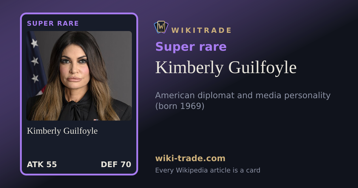 Kimberly Guilfoyle — Super rare card