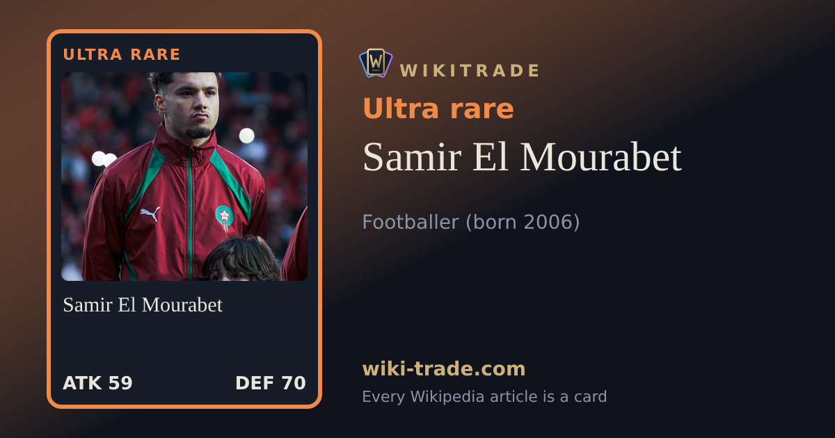 Samir El Mourabet — Ultra rare card