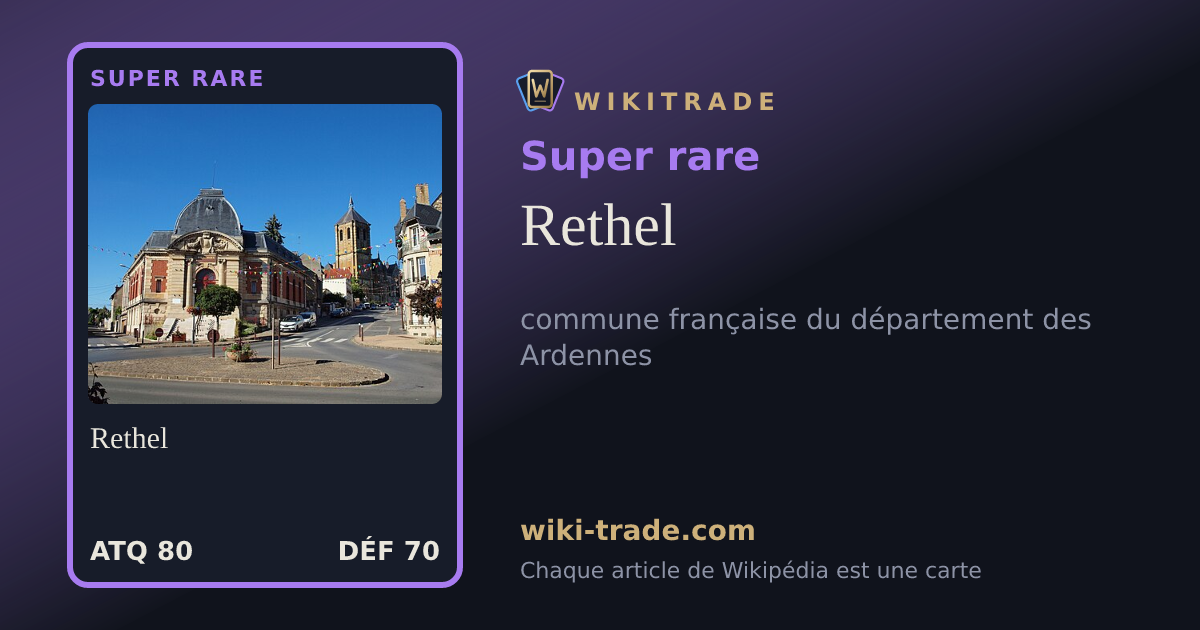 Rethel — carte Super rare