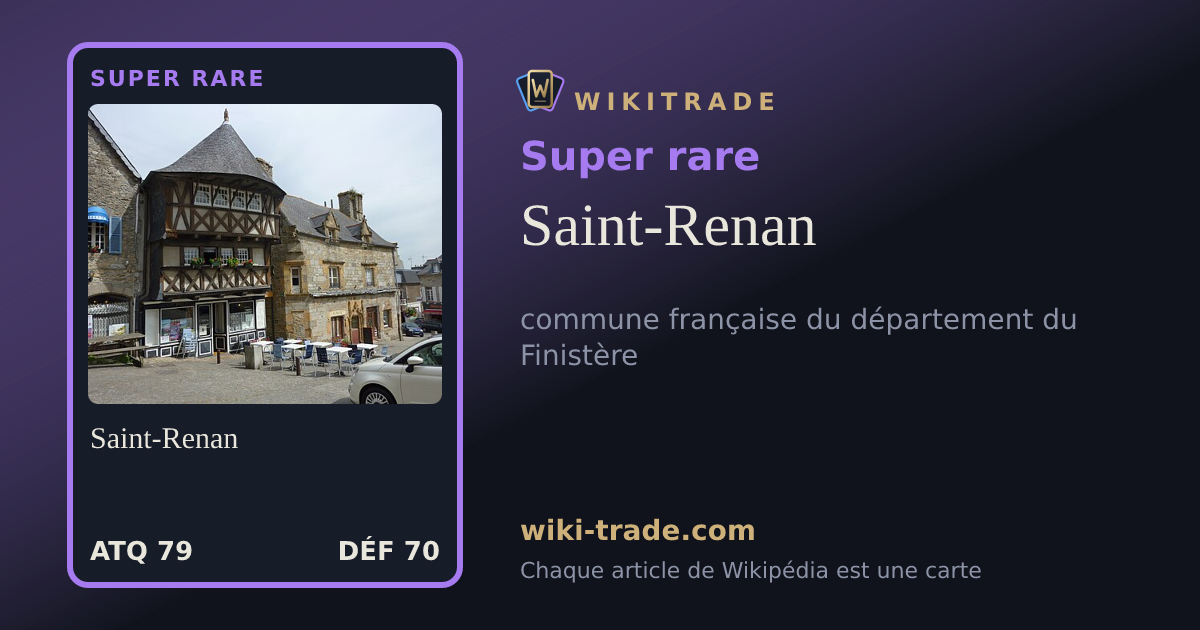 Saint-Renan — carte Super rare