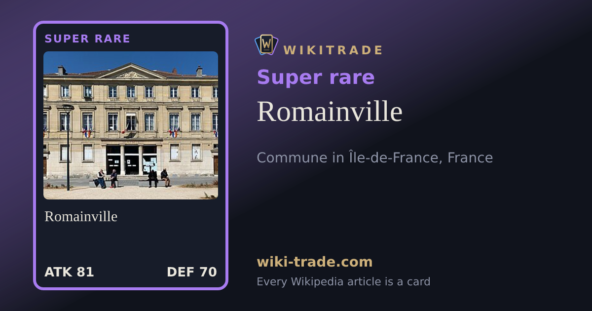 Romainville — Super rare card