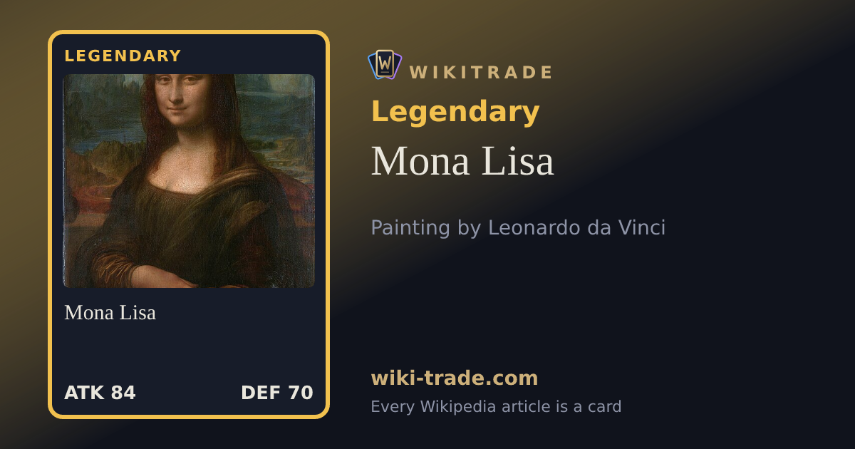 Mona Lisa — Legendary card