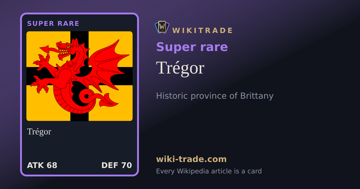 Trégor — Super rare card