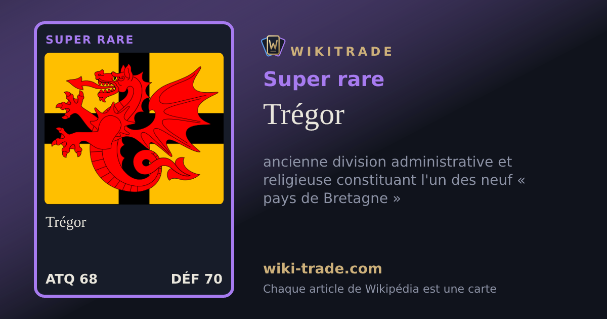 Trégor — carte Super rare