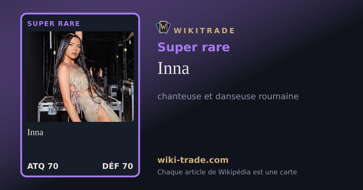 Inna — carte Super rare
