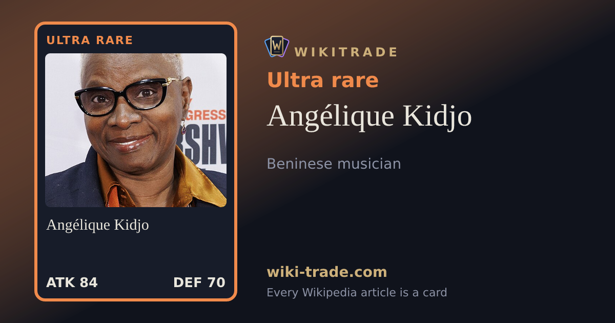 Angélique Kidjo — Ultra rare card