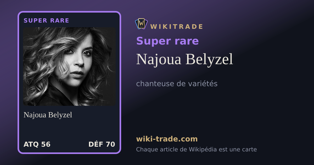 Najoua Belyzel — carte Super rare