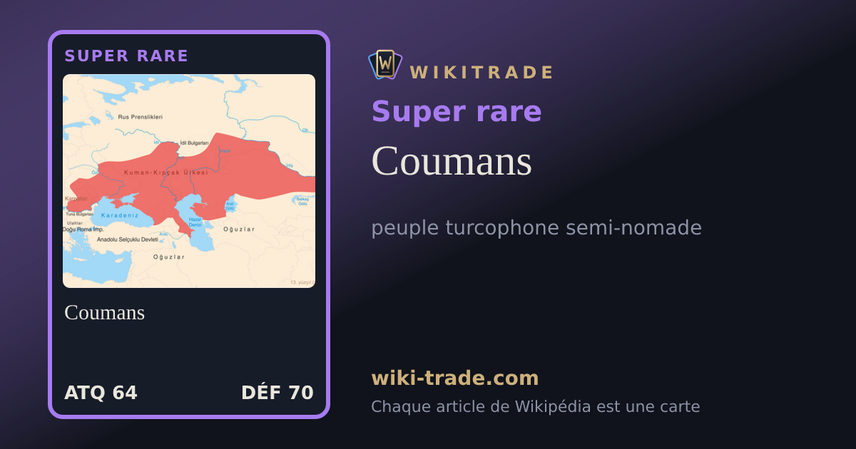 Coumans — carte Super rare
